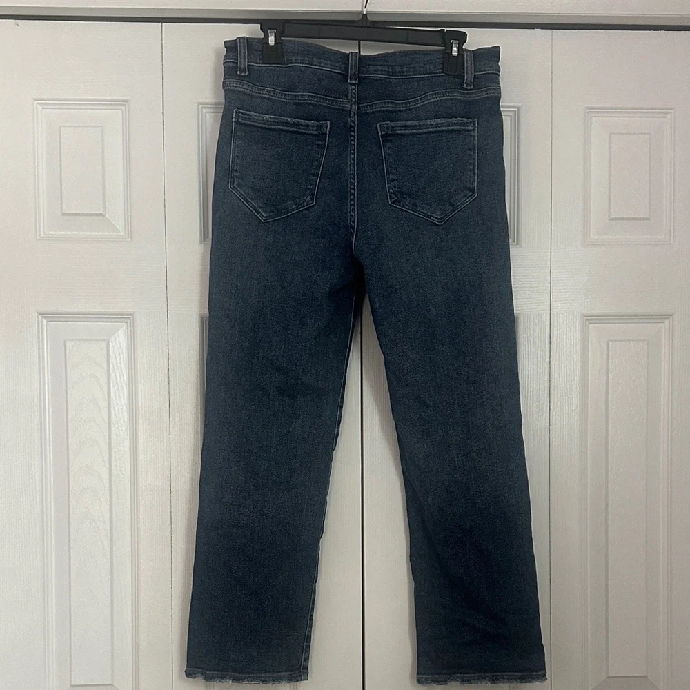 Kensie Dark Blue Straight Leg Jeans - Picture 5 of 7